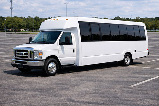 25-passenger minibus available for charter in Skokie, IL